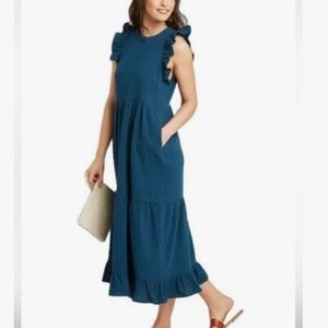Universal Thread Dresses | Universal Thread Women's Sleeveless Tiered Ruffle Max